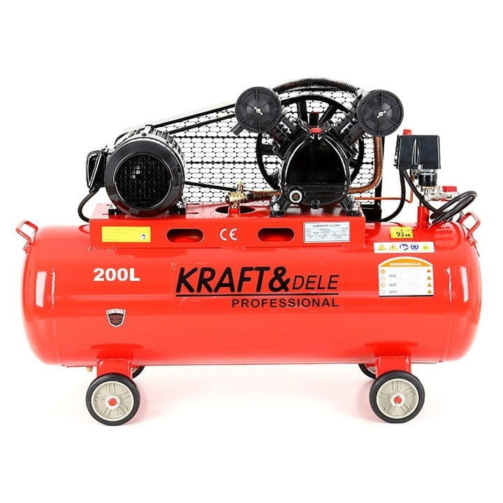 Kompresor Olejowy 200L 2 Tłoki 400V KD407
