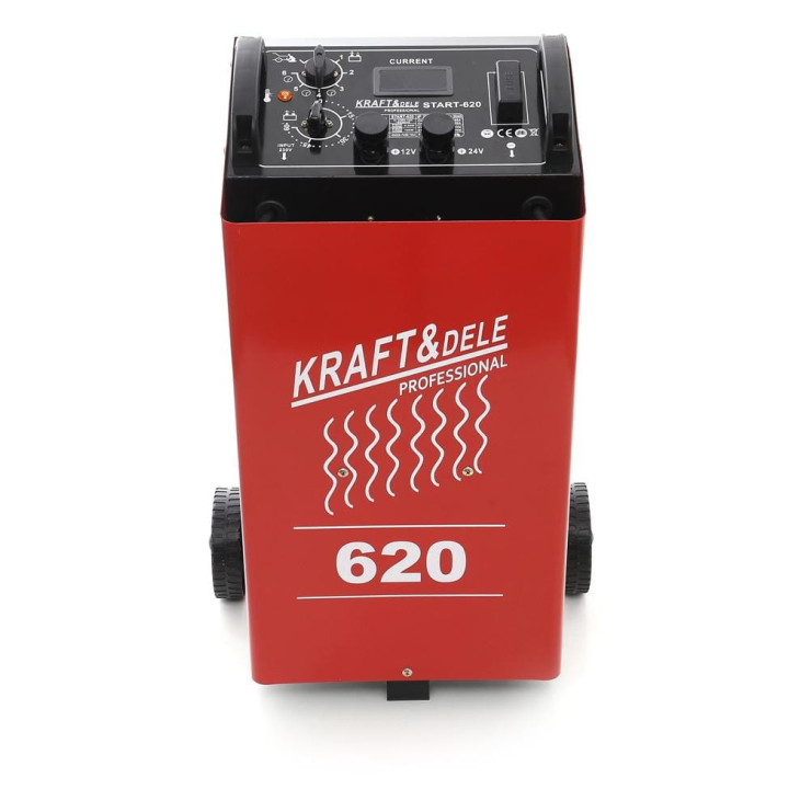 Prostownik z rozruchem LCD 250A 12/24V KD1915