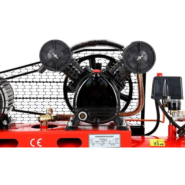 Kompresor Olejowy 200L 2 Tłoki 400V KD407