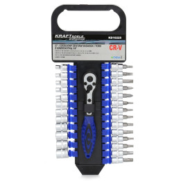 Zestaw Nasadek z Grzechotką 1/4" KD10225 27el.