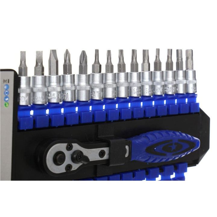 Zestaw Nasadek z Grzechotką 1/4" KD10225 27el.