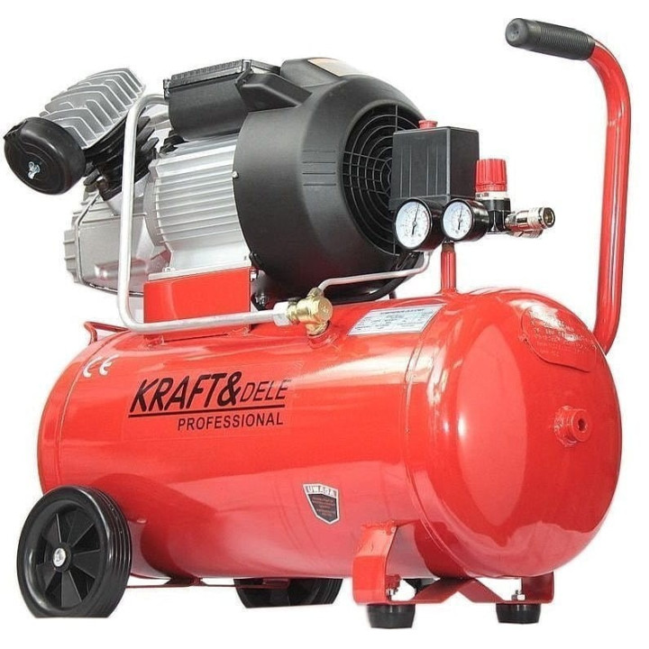 Kompresor olejowy 50L 2 tłoki KD1478