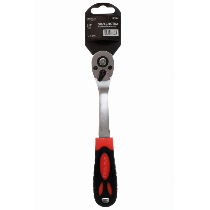 Grzechotka z zakrzywioną rączką 3/8" KD11001