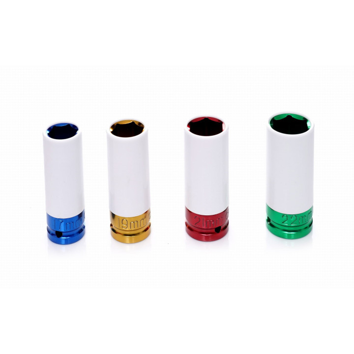 Nasadki do felg 17/19/21/22mm zestaw 1/2" KD10523
