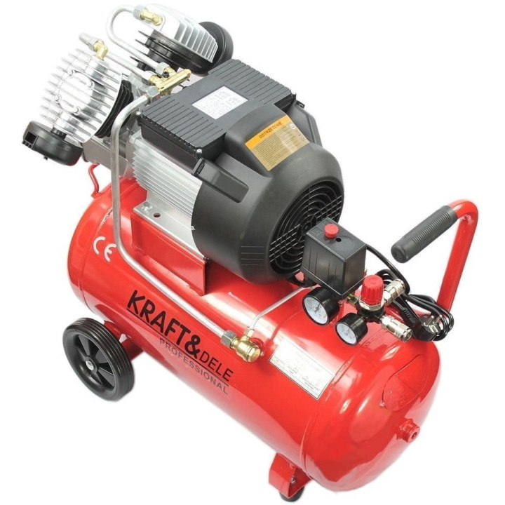 Kompresor olejowy 50L 2 tłoki KD1478