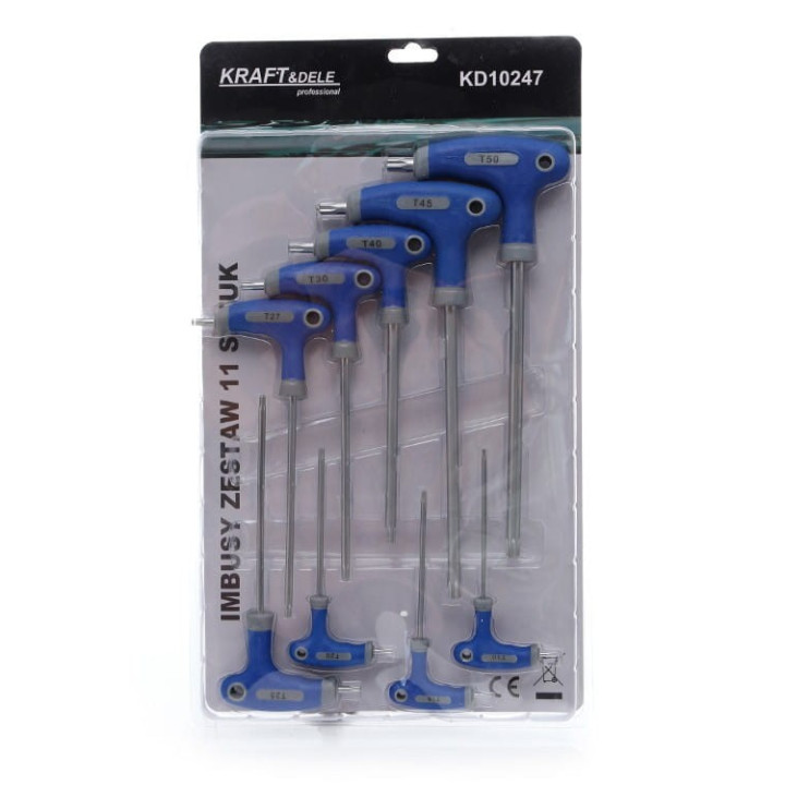 Zestaw 9 kluczy torx KD10247