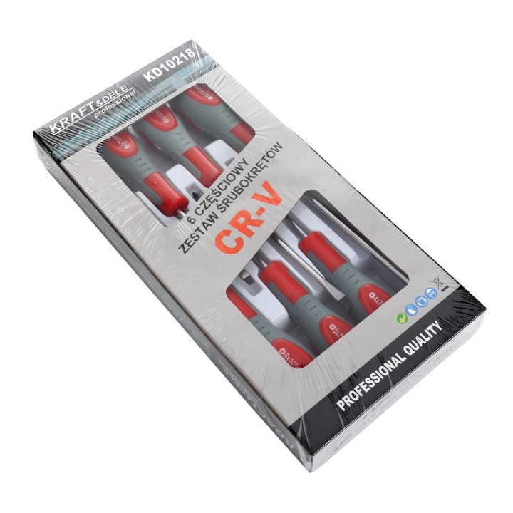 6 Częściowy Zestaw Śrubokrętów  KD10218
