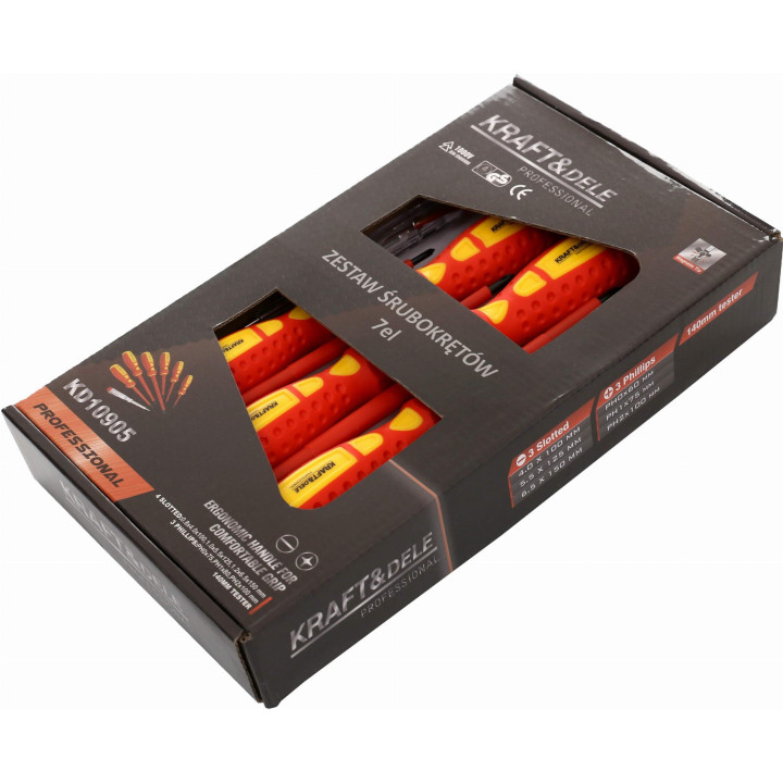 Zestaw śrubokrętów 7 elementów KD10905