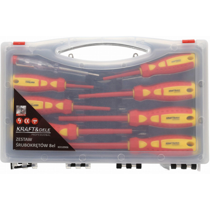 Zestaw śrubokrętów 8 elementów KD10906