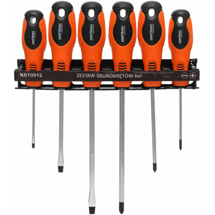 Zestaw śrubokrętów 6 elementów KD10912