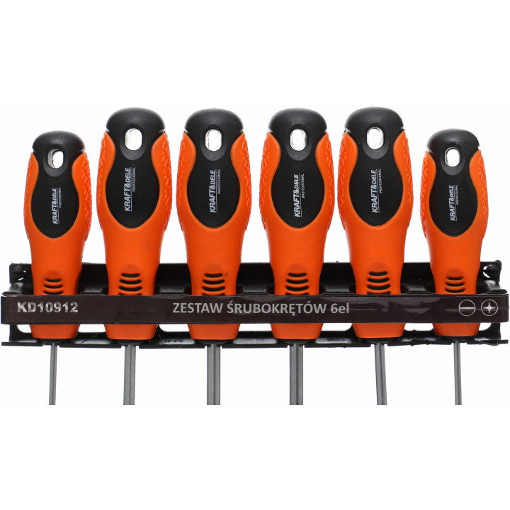 Zestaw śrubokrętów 6 elementów KD10912