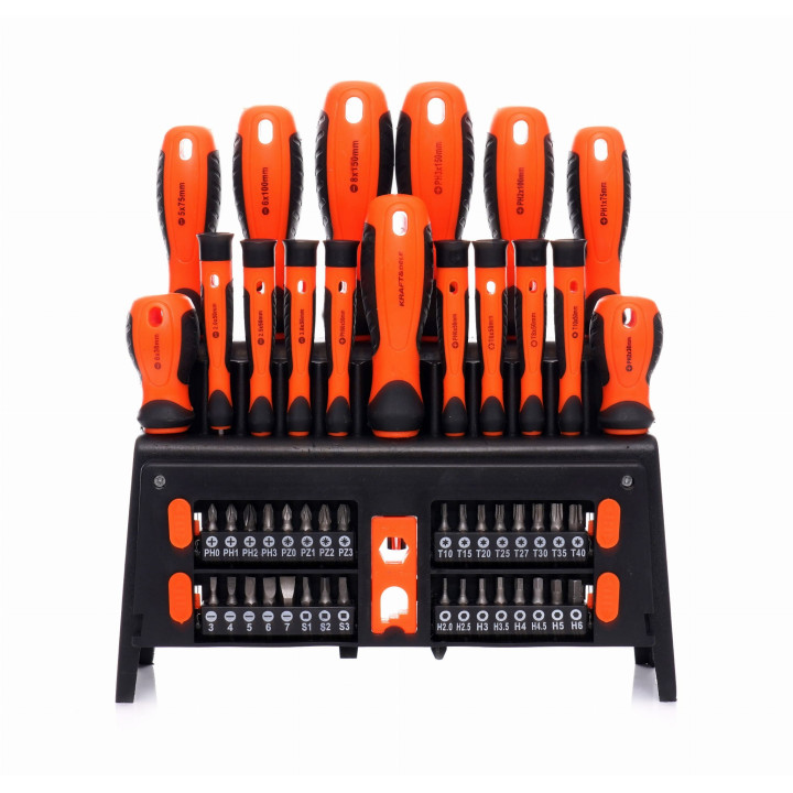 Zestaw śrubokrętów + magnetyzer 50szt. KD10950