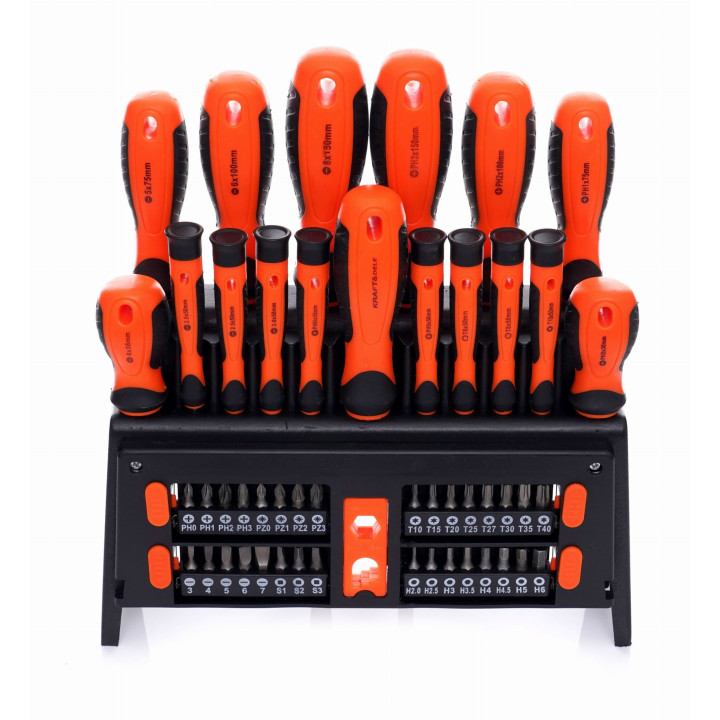 Zestaw śrubokrętów + magnetyzer 50szt. KD10950