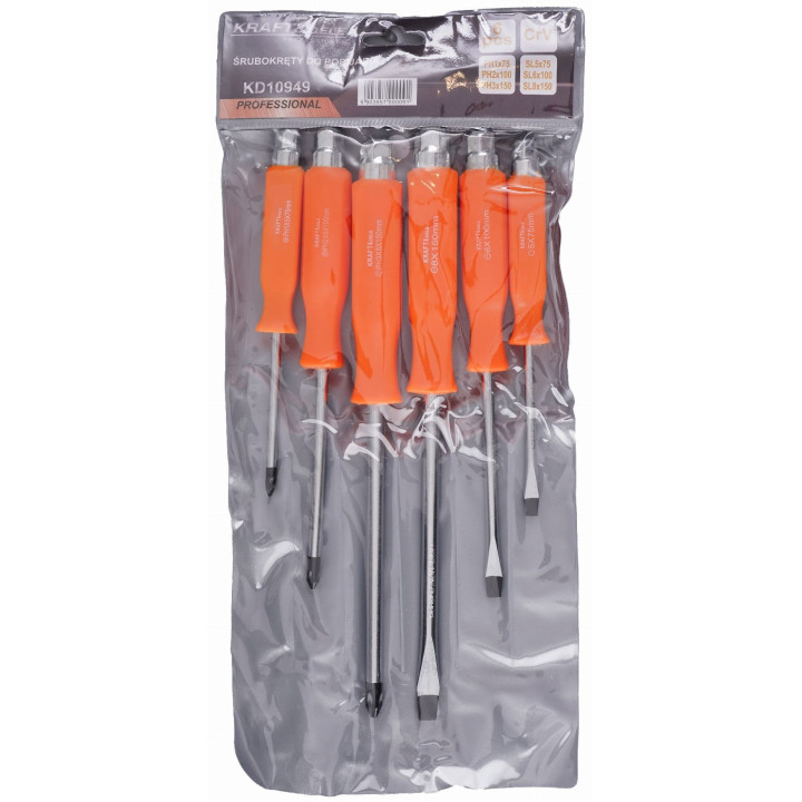 Śrubokręty do podbijania 6szt. KD10949