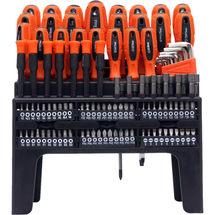 Zestaw śrubokrętów i bitów 122 el. KD10958