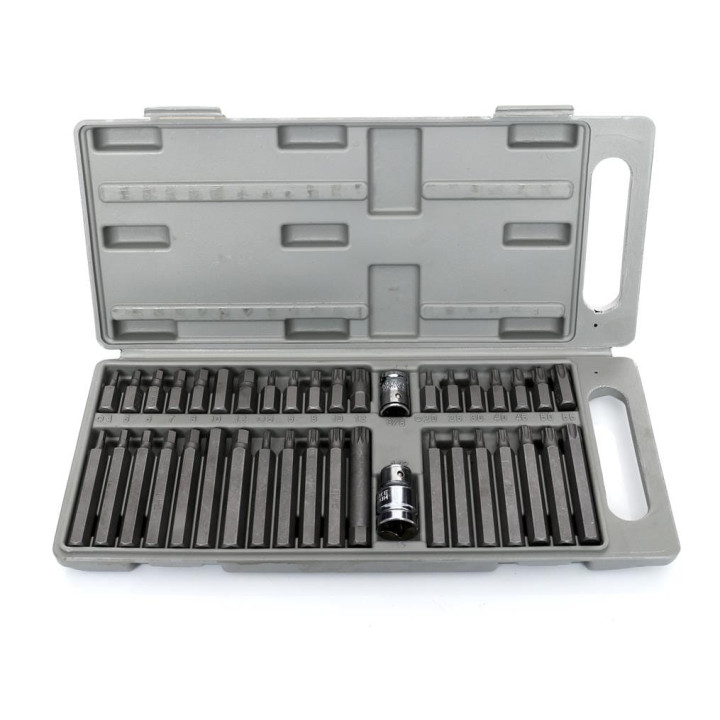 Komplet Bitów specjalnych KD10219 HEX, TORX, SPLINE 40cz.