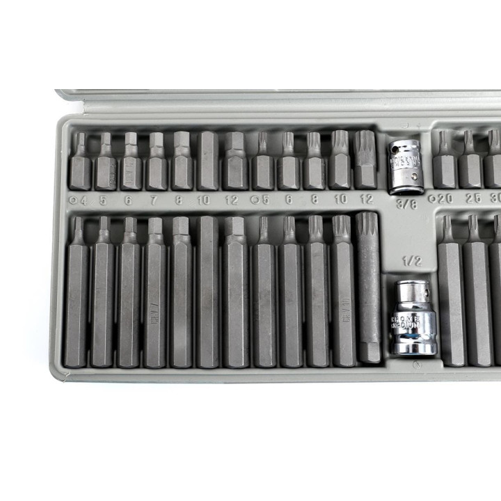 Komplet Bitów specjalnych KD10219 HEX, TORX, SPLINE 40cz.