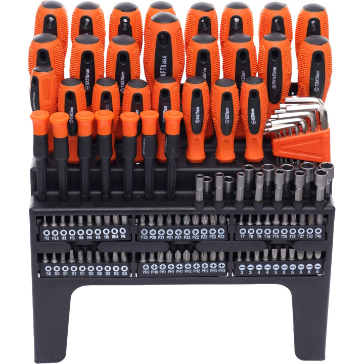 Zestaw śrubokrętów i bitów 122 el. KD10958