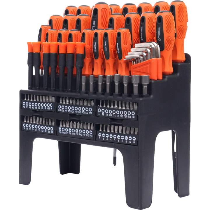 Zestaw śrubokrętów i bitów 122 el. KD10958