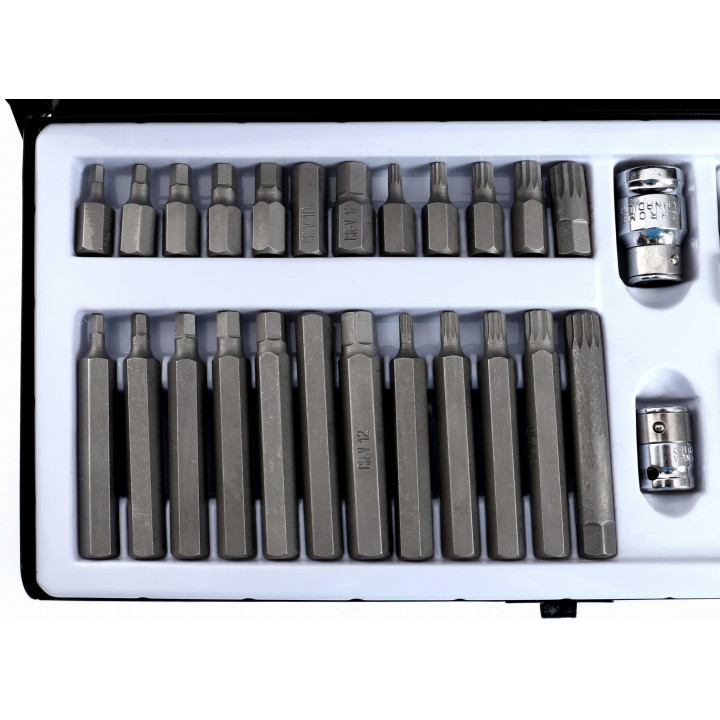 Komplet Bitów TORX, HEX, SPLINE 40el. KD10220