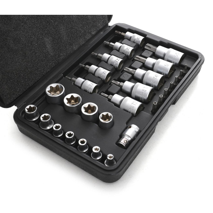 Zestaw Bitów i Nasadek Torx 30cz. KD10242