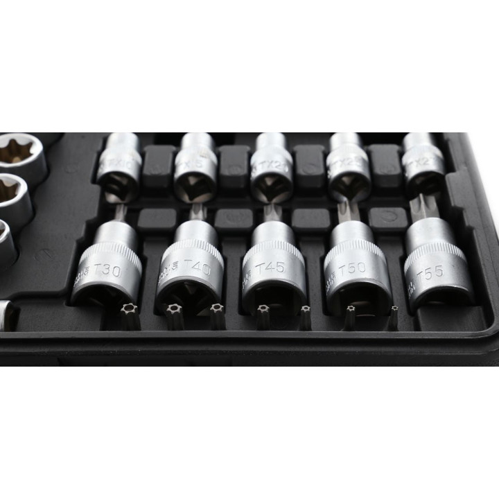Zestaw Bitów i Nasadek Torx 30cz. KD10242