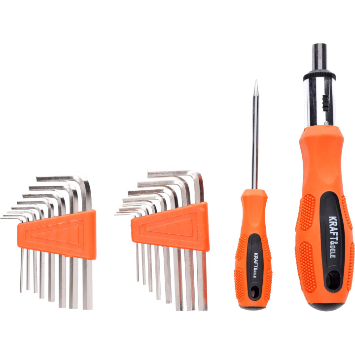Zestaw śrubokrętów i bitów 122 el. KD10958