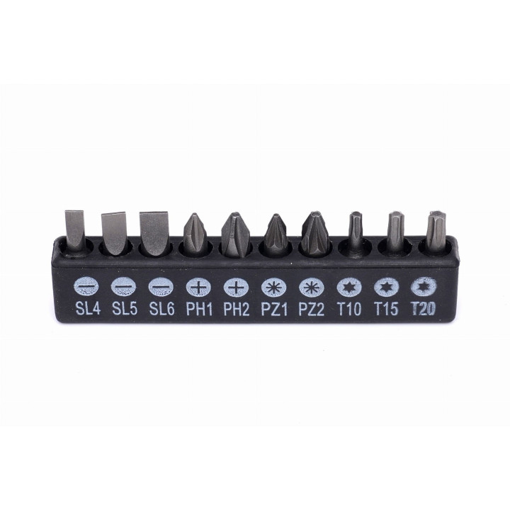 Zestaw uchwytów, adapterów i bitów 16el. KD10955