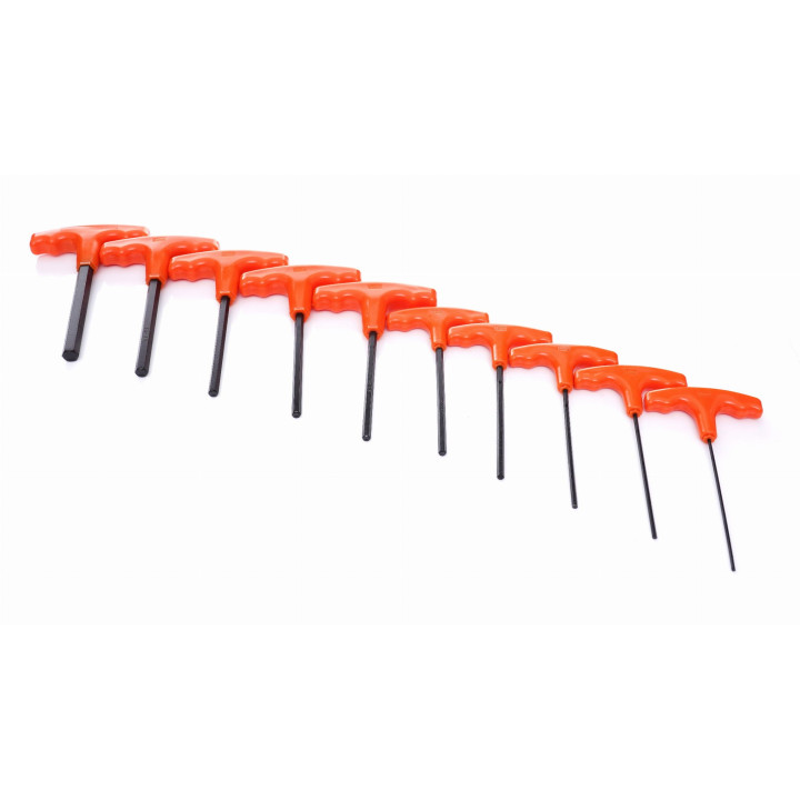 Zestaw 10 imbusów na stojaku KD10948