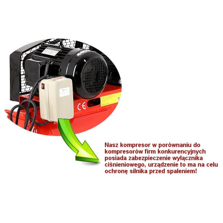 Kompresor olejowy 200L 400V KD1475 +Separator! Zestaw