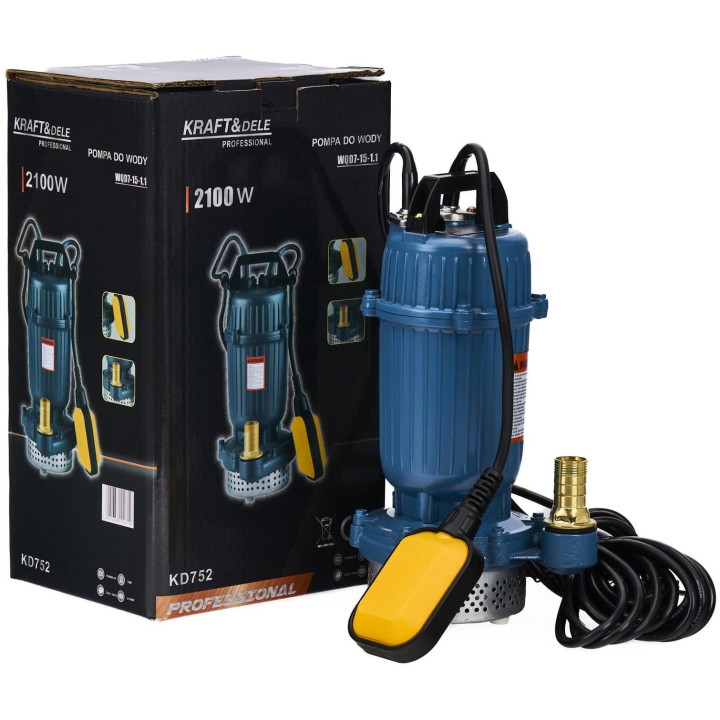 Pompa wody brudnej i czystej 2100W + pływak KD752