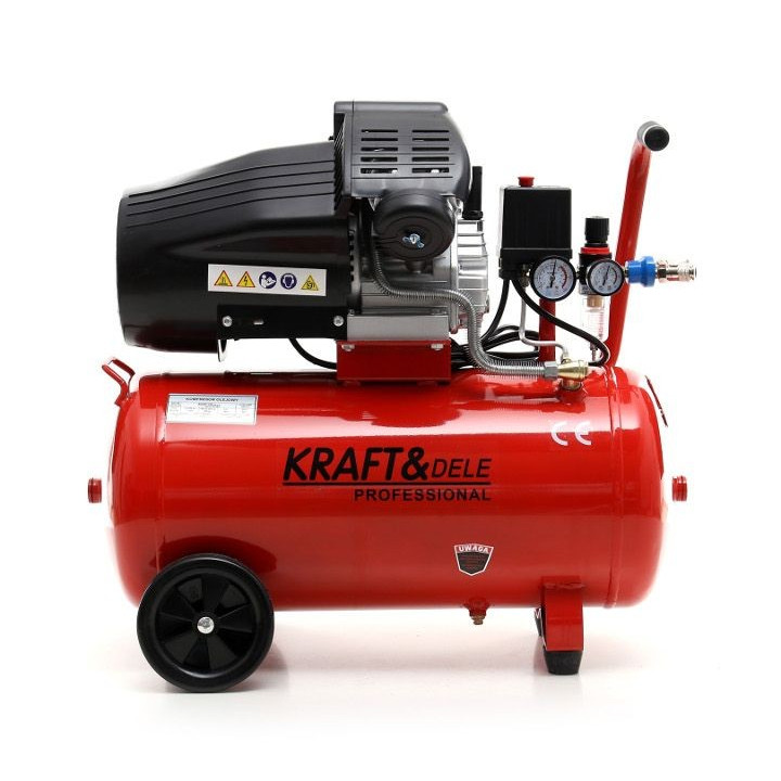 Kompresor olejowy 50L 2 Tłoki KD1479 + Seperator