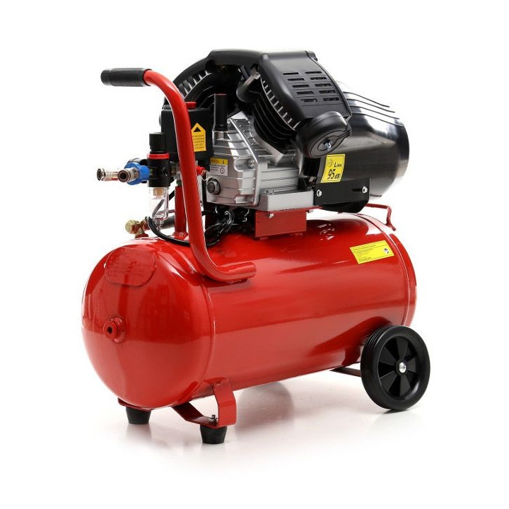 Kompresor olejowy 50L 2 Tłoki KD1479 + Seperator