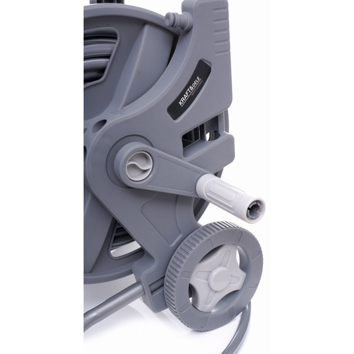 Wózek ogrodowy z wężem 45m+2m 1/2" KD2078