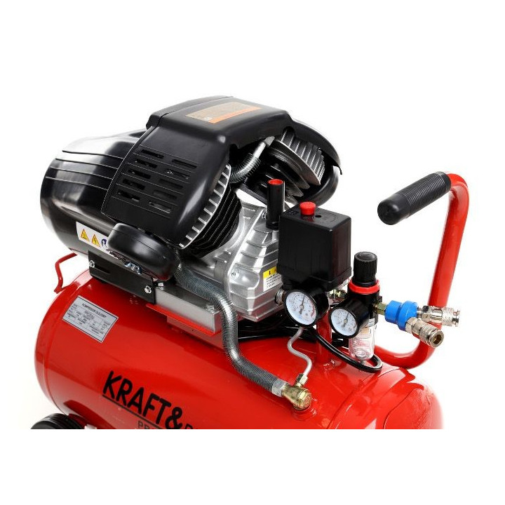 Kompresor olejowy 50L 2 Tłoki KD1479 + Seperator