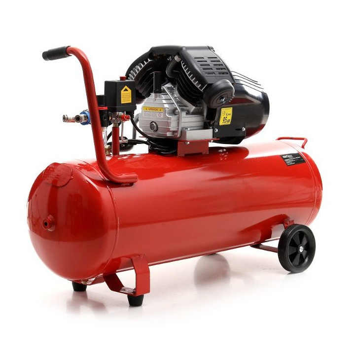 Kompresor olejowy 100L 2 Tłoki KD1480 + Separator