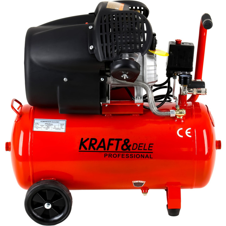 KOMPRESOR OLEJOWY SPRĘŻARKA 3KW 50L KD1484