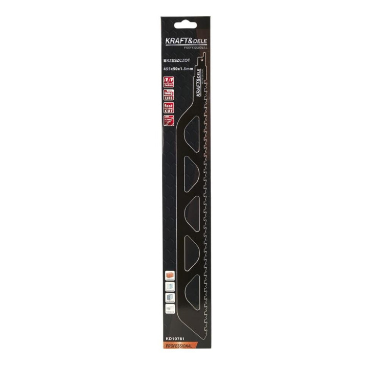 Brzeszczot do piły szablastej 455x50x1,5mm KD10781