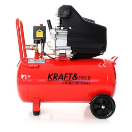Kompresor olejowy 50L + Zestaw pneumatyczny KD401K