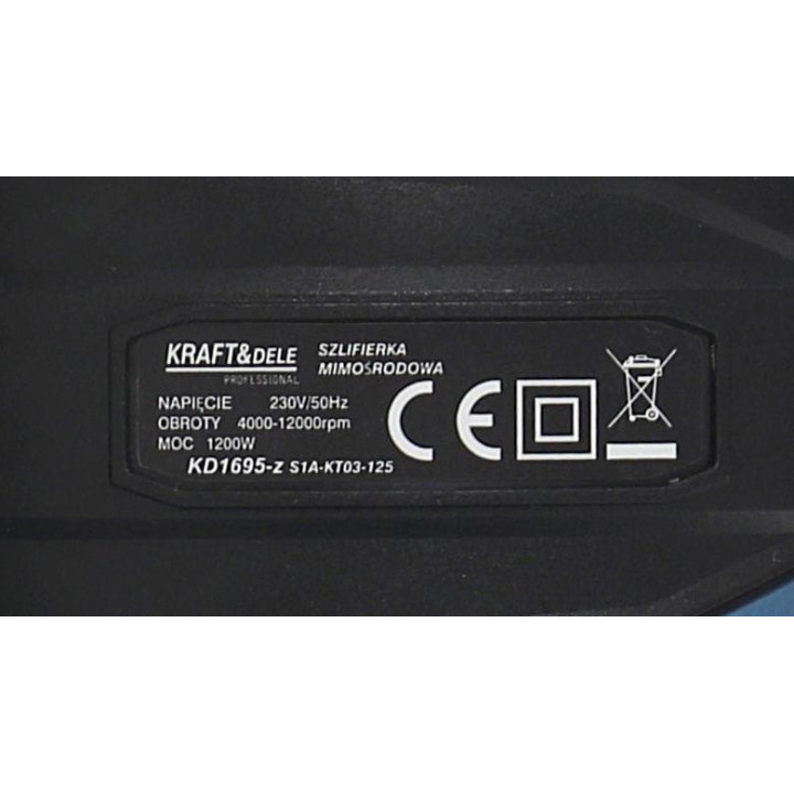 SZLIFIERKA MIMOŚRODOWA 1200W Z REGULACJĄ KD1695-Z