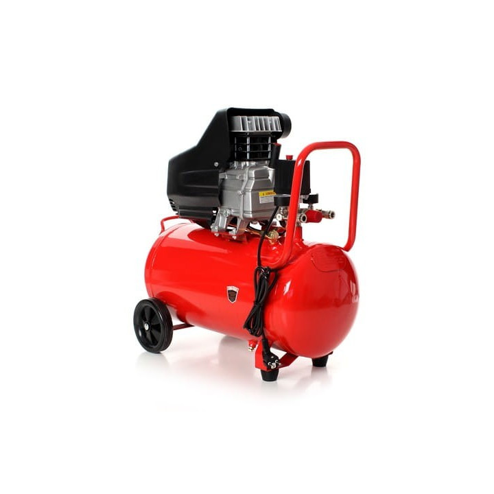 Kompresor olejowy 50L + Zestaw pneumatyczny KD401K