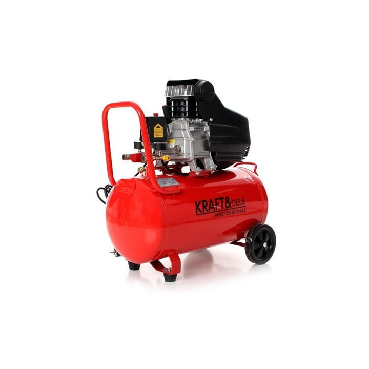 Kompresor olejowy 50L + Zestaw pneumatyczny KD401K