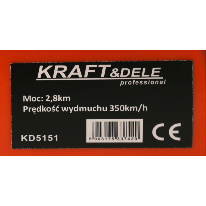 DMUCHAWA SPALINOWA ODKURZACZ 2W1 KD5151