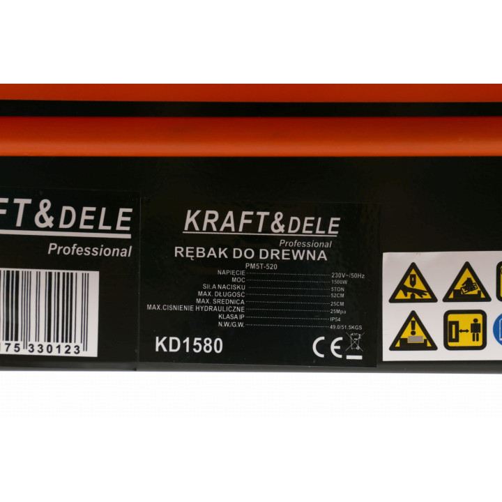 RĘBAK DO DREWNA 2200W 7 TON KD1582
