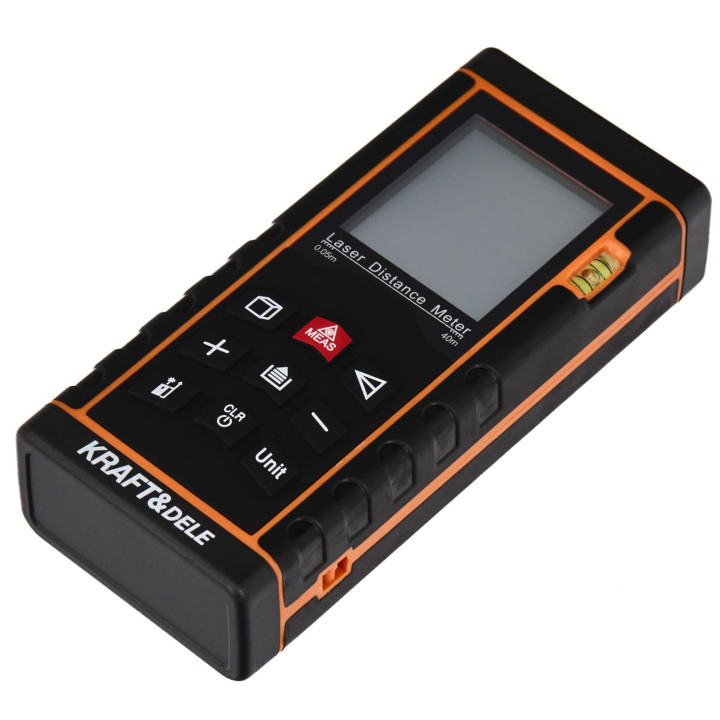 Laserowy miernik cyfrowy dalmierz 40m KD10405