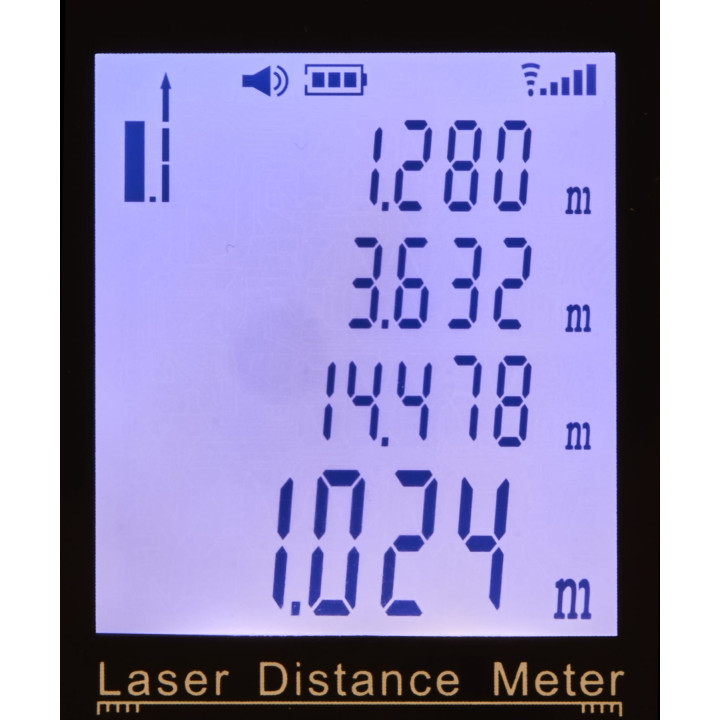Laserowy miernik cyfrowy dalmierz 40m KD10405