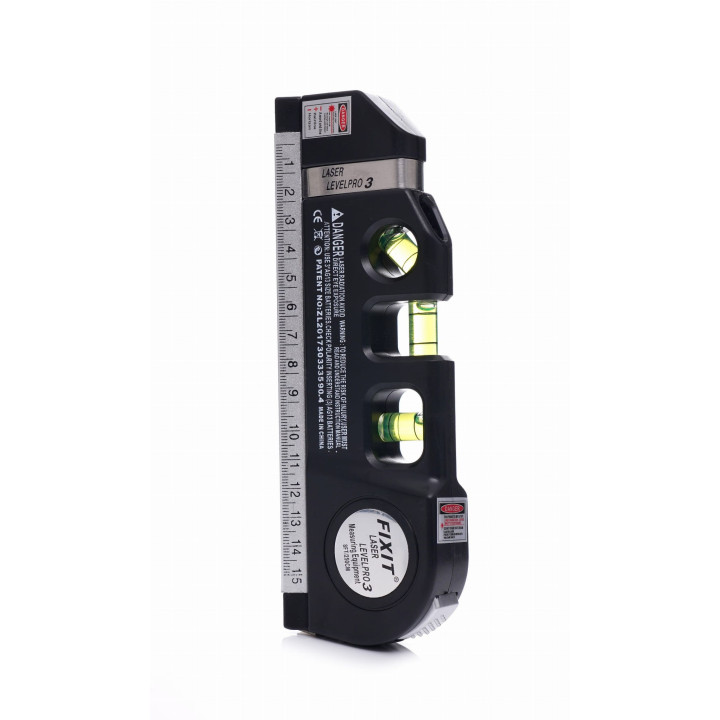 Poziomica laserowa z miarą 250cm KD10437
