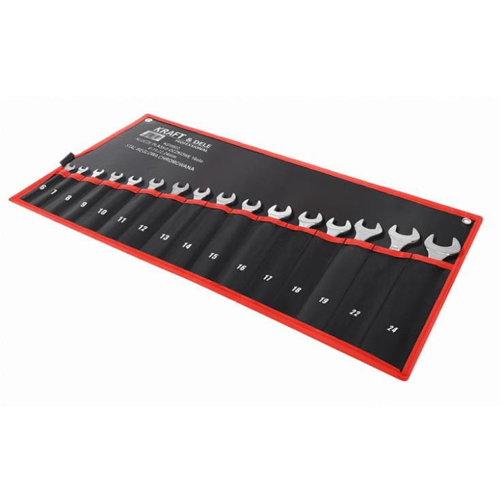 KLUCZE PŁASKO-OCZKOWE 16el. KD10922