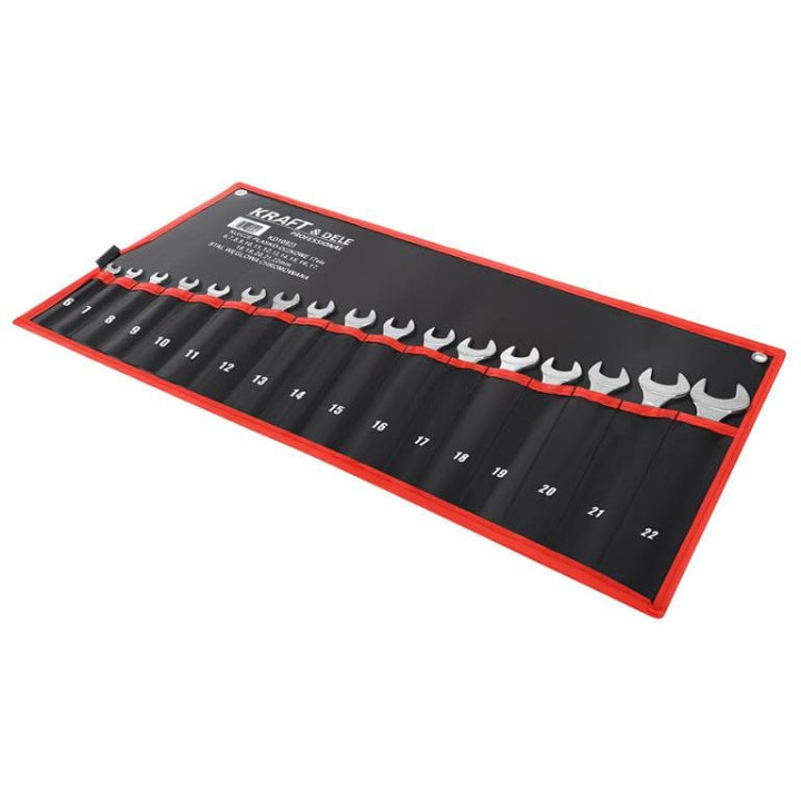 KLUCZE PŁASKO-OCZKOWE 17el. KD10923