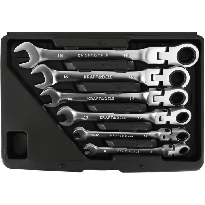 KLUCZE PŁASKO-OCZKOWE  8-19mm 12el.  KD11304
